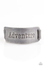 Load image into Gallery viewer, Paparazzi Take The Scenic Route - Silver Leather Bracelet - $5 Jewelry With Ashley Swint