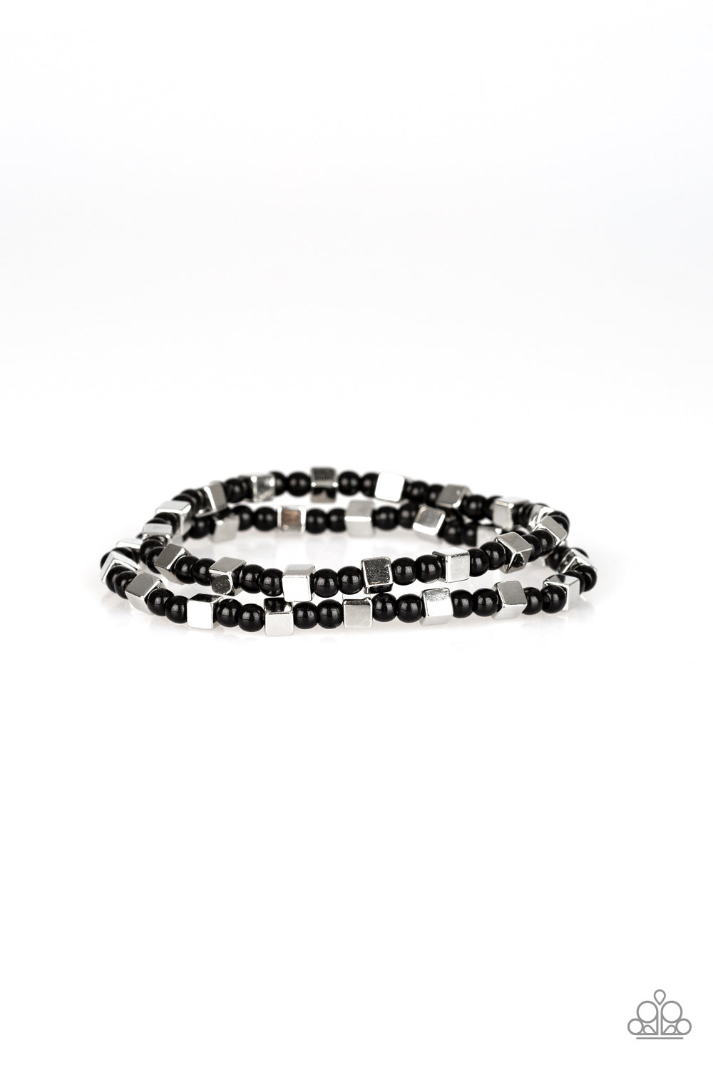 Paparazzi Trendy Tribalist - Black Beads - Bracelets - $5 Jewelry With Ashley Swint