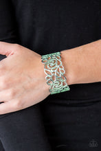 Load image into Gallery viewer, Paparazzi Victorian Gardens - Green - Bracelet - $5 Jewelry With Ashley Swint
