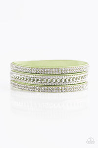 Paparazzi - Unstoppable - Green - Bracelet