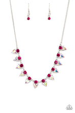 Load image into Gallery viewer, Paparazzi Razor-Sharp Refinement - Pink - Necklace &amp; Earrings