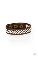 Load image into Gallery viewer, Paparazzi Watch Your BACKPACKER - Brown - Leather Bracelet - $5 Jewelry with Ashley Swint