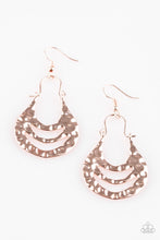 Load image into Gallery viewer, Paparazzi Hang ZEN! - Rose Gold - Earrings - $5 Jewelry With Ashley Swint