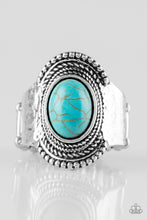 Load image into Gallery viewer, Paparazzi Modern Mesa - Blue Turquoise Stone - Silver Ring - $5 Jewelry With Ashley Swint