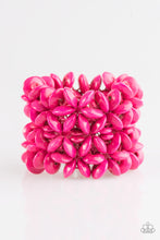 Load image into Gallery viewer, Paparazzi Hawaii Haven - Pink Wooden Bracelet - $5 Jewelry With Ashley Swint