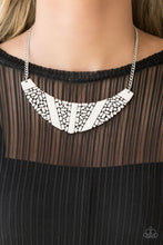 Load image into Gallery viewer, Paparazzi Terra Trailbreaker - Silver - Necklace and matching Earrings - $5 Jewelry With Ashley Swint