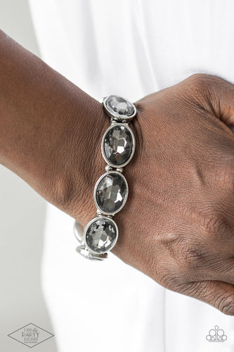PRE-ORDER - Paparazzi DIVA In Disguise - Silver - Bracelet - Life of the Party Exclusive - $5 Jewelry with Ashley Swint