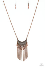 Load image into Gallery viewer, Paparazzi Happy Is The Huntress - Copper - Necklace &amp; Earrings - $5 Jewelry With Ashley Swint