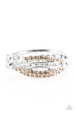 Load image into Gallery viewer, Paparazzi Bank On It - Brown - Dainty Band Ring
