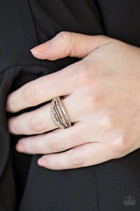 Paparazzi Bank On It - Brown - Dainty Band Ring