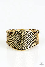 Load image into Gallery viewer, Paparazzi Desert Waves - Brass - Ring