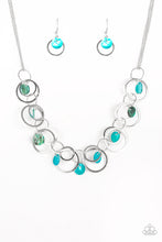 Load image into Gallery viewer, Paparazzi A Hot SHELL-er - Blue - Necklace &amp; Earrings - $5 Jewelry With Ashley Swint