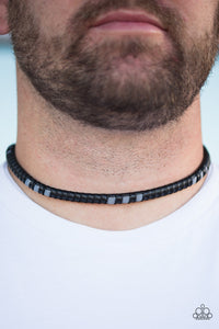 Paparazzi ALTITUDE Adjustment - Black Urban Necklace - $5 Jewelry With Ashley Swint