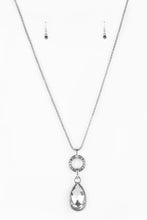 Load image into Gallery viewer, Paparazzi Lookin Like A Million - Silver Gem - Hematite Rhinestones - Silver Necklace and matching Earrings - $5 Jewelry With Ashley Swint