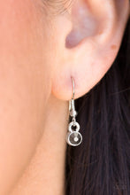 Load image into Gallery viewer, Paparazzi Lookin Like A Million - Silver Gem - Hematite Rhinestones - Silver Necklace and matching Earrings - $5 Jewelry With Ashley Swint