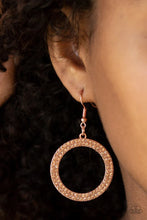 Load image into Gallery viewer, Paparazzi - Bubbly Babe - Copper - Earrings