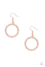 Load image into Gallery viewer, Paparazzi - Bubblicious - Copper - Earrings