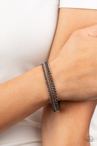 PAPARAZZI Industrial Icon - Black - $5 Jewelry with Ashley Swint