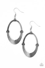 Load image into Gallery viewer, Paparazzi Radiantly Rural - Silver - Hematite - Earrings - $5 Jewelry With Ashley Swint