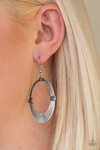 Load image into Gallery viewer, Paparazzi Radiantly Rural - Silver - Hematite - Earrings - $5 Jewelry With Ashley Swint