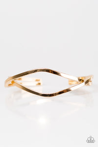 Paparazzi Urban Refinery - Gold - Cuff Bracelet - $5 Jewelry With Ashley Swint