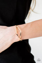 Load image into Gallery viewer, Paparazzi Urban Refinery - Gold - Cuff Bracelet - $5 Jewelry With Ashley Swint