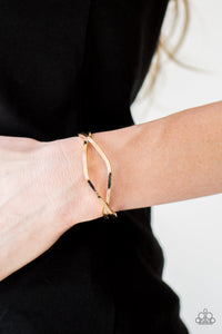 Paparazzi Urban Refinery - Gold - Cuff Bracelet - $5 Jewelry With Ashley Swint