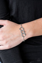 Load image into Gallery viewer, Paparazzi Urban Retreat - Silver - Smoky Rhinestones - Bracelet - $5 Jewelry With Ashley Swint