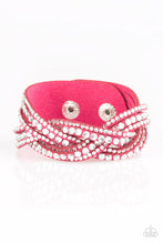 Load image into Gallery viewer, Paparazzi Bring On The Bling - Pink - Snap Bracelet