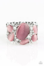 Load image into Gallery viewer, Paparazzi Modern Moonwalk - Purple Moonstones - White Rhinestones - Ring - $5 Jewelry with Ashley Swint