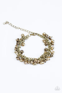 Paparazzi Seaside Social - Brass - Bracelet - $5 Jewelry With Ashley Swint