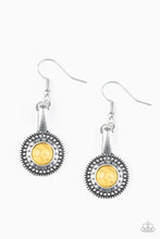 Load image into Gallery viewer, Paparazzi - Simply Stagecoach - Yellow - Earrings