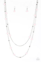 Load image into Gallery viewer, Paparazzi Beach Party Pageant - Pink - Necklace &amp; Earrings