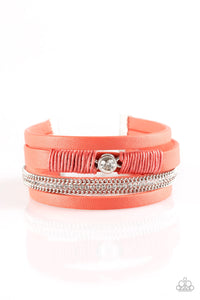 Catwalk Craze - Orange / Coral - $5 Jewelry With Ashley Swint