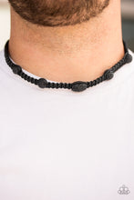 Load image into Gallery viewer, Paparazzi Lone Rock - Black Lava Rock Necklace - $5 Jewelry With Ashley Swint