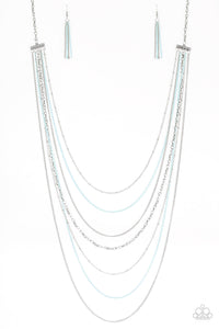 Paparazzi Radical Rainbows - Blue - Necklace & Earrings - $5 Jewelry With Ashley Swint