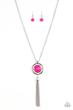 Load image into Gallery viewer, Paparazzi Always Front and Center - Pink - Necklace &amp; Earrings - $5 Jewelry With Ashley Swint