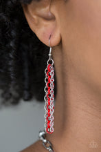 Load image into Gallery viewer, Paparazzi Color Bomb - Red - Silver Necklace &amp; Earrings - $5 Jewelry With Ashley Swint