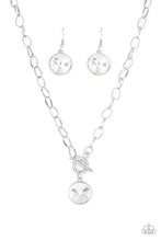 Load image into Gallery viewer, PRE-ORDER - Paparazzi She Sparkles On - White - Necklace &amp; Earrings - $5 Jewelry with Ashley Swint