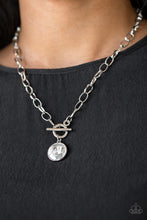 Load image into Gallery viewer, PRE-ORDER - Paparazzi She Sparkles On - White - Necklace &amp; Earrings - $5 Jewelry with Ashley Swint
