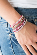 Load image into Gallery viewer, Paparazzi - Fashion Fiend - Pink - Bracelet