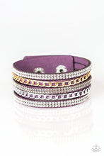 Load image into Gallery viewer, Paparazzi Fashion Fiend - Purple - Snap Bracelet