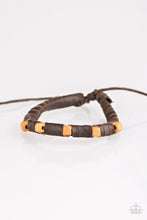 Load image into Gallery viewer, Paparazzi Backwoods Backpacker - Brown - Leather Bracelet