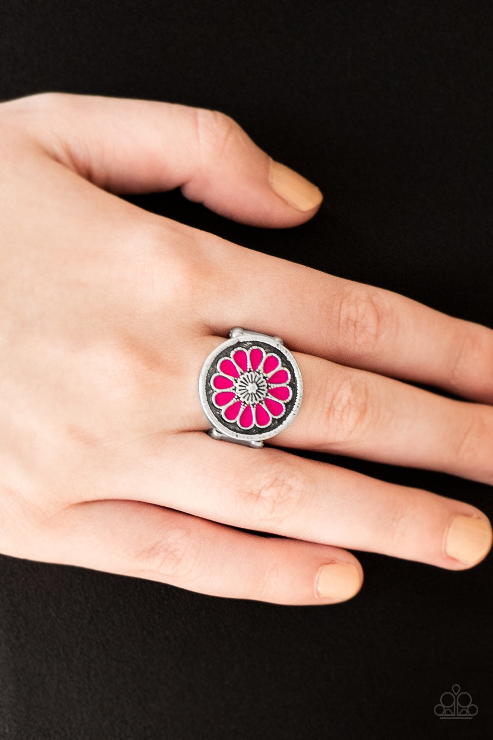 Paparazzi Garden View - Pink - Ring - $5 Jewelry with Ashley Swint