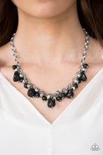 Load image into Gallery viewer, Paparazzi Paleo Princess - Black Stones - Double Chain Necklace and matching Earrings - $5 Jewelry With Ashley Swint