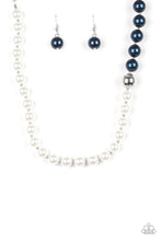 Load image into Gallery viewer, Paparazzi 5th Avenue A-Lister - Blue - White Pearls - Necklace &amp; Earrings - $5 Jewelry with Ashley Swint