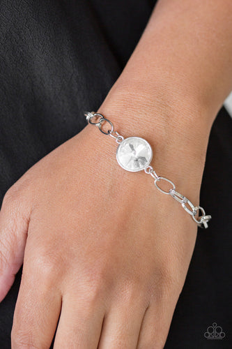 PAPARAZZI All Aglitter - White - $5 Jewelry with Ashley Swint
