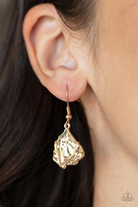Paparazzi Amazon Amulet - Gold - Necklace & Earrings