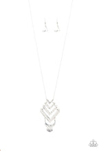 Load image into Gallery viewer, Paparazzi Artisan Edge - Silver - Hammered Chevron - Necklace &amp; Earrings - $5 Jewelry with Ashley Swint