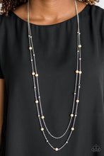 Load image into Gallery viewer, PRE-ORDER - Paparazzi Beach Party Pageant - Brown - Necklace &amp; Earrings - $5 Jewelry with Ashley Swint